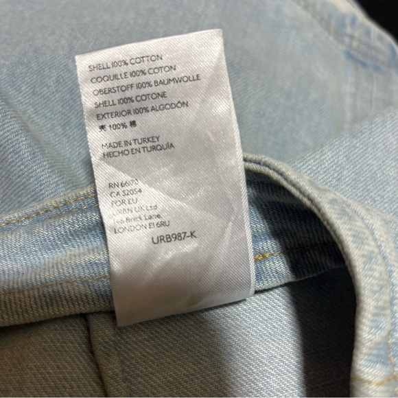 BDG Urban Outfitters Cotton Light Wash Mini Denim Skirt M - Picture 11 of 12